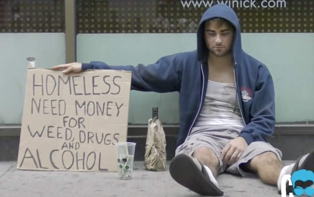 Homeless Drug Addict Vs Homeless Father Social Experiment Nyctalking